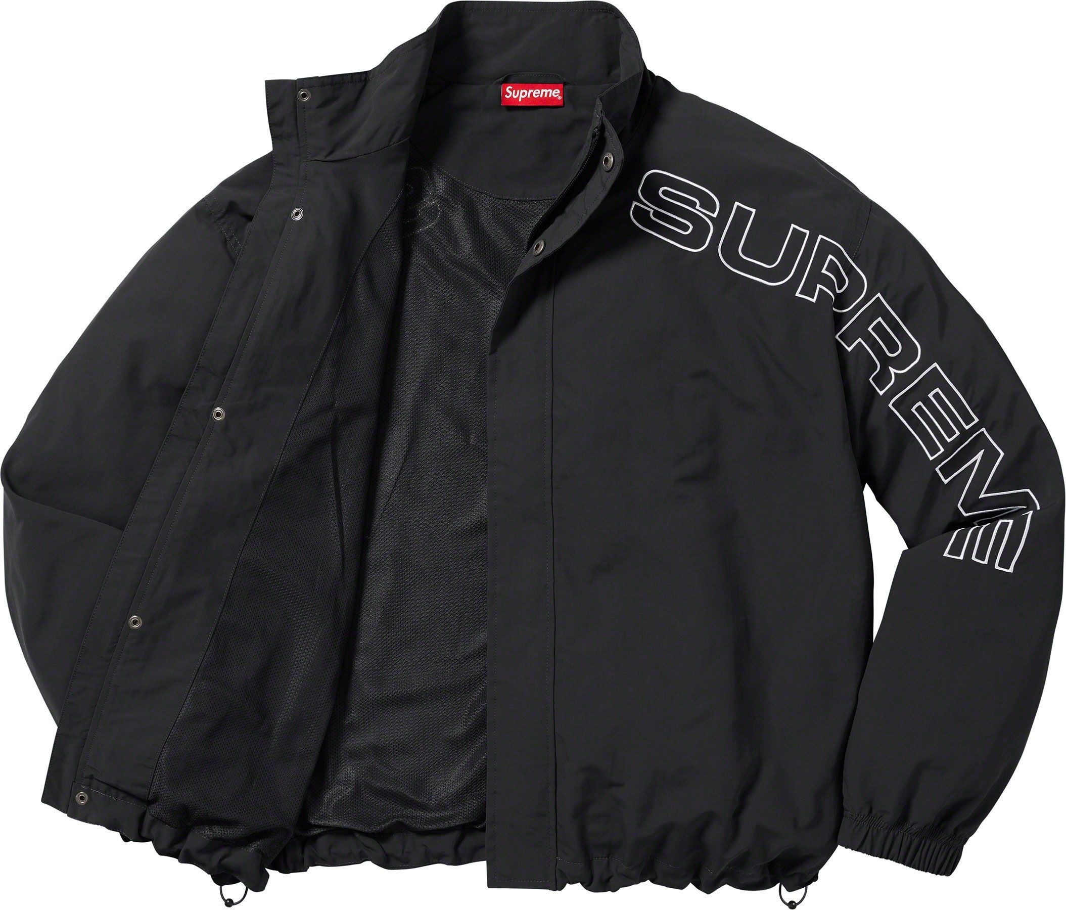 Spellout Embroidered Track Jacket view 10